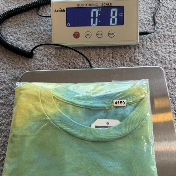 Zumiez A-Lab Daisy Gang Tie Dye T Shirt Large Green Smiley Flower Streetwear Tee - Picture 6 of 6